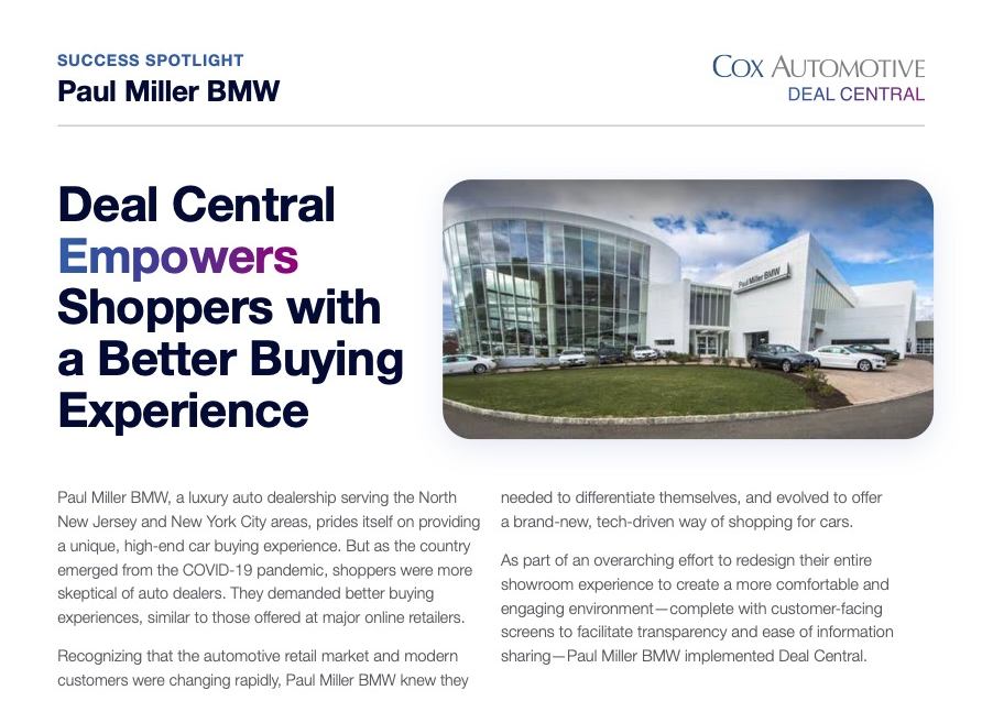 Paul Miller BMW Case Study image