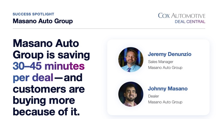 Deal Central Masano Auto Group Case Study