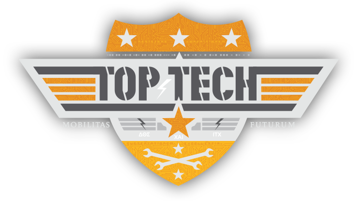 Top Tech logo drop
