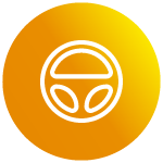 steering wheel icon