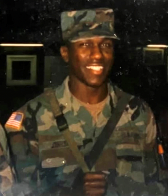 Michael Johnson military sm Michael Johnson military