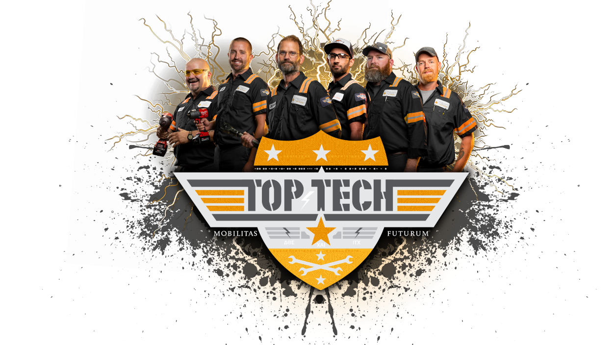 top tech logo with technicians md top tech logo with technicians md