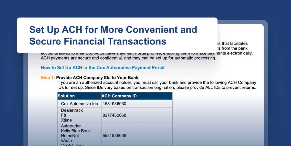 Payment