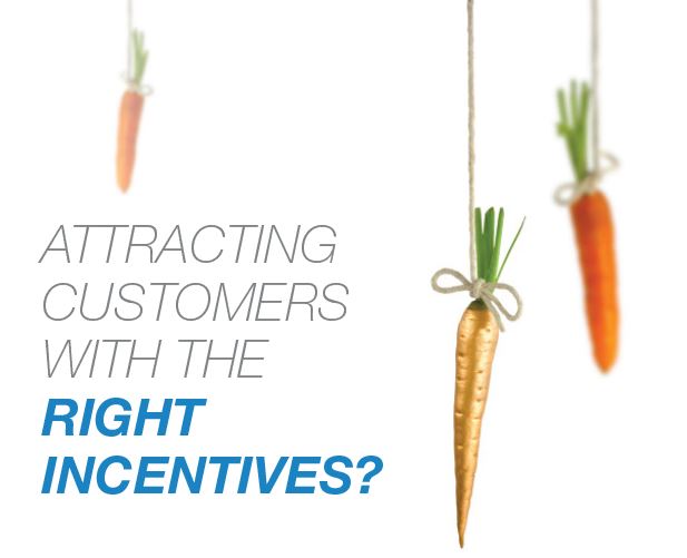 Attracting customers with the right incentives