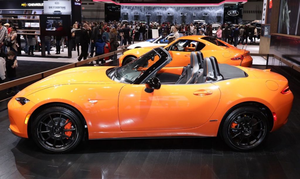 Mazda miata at show