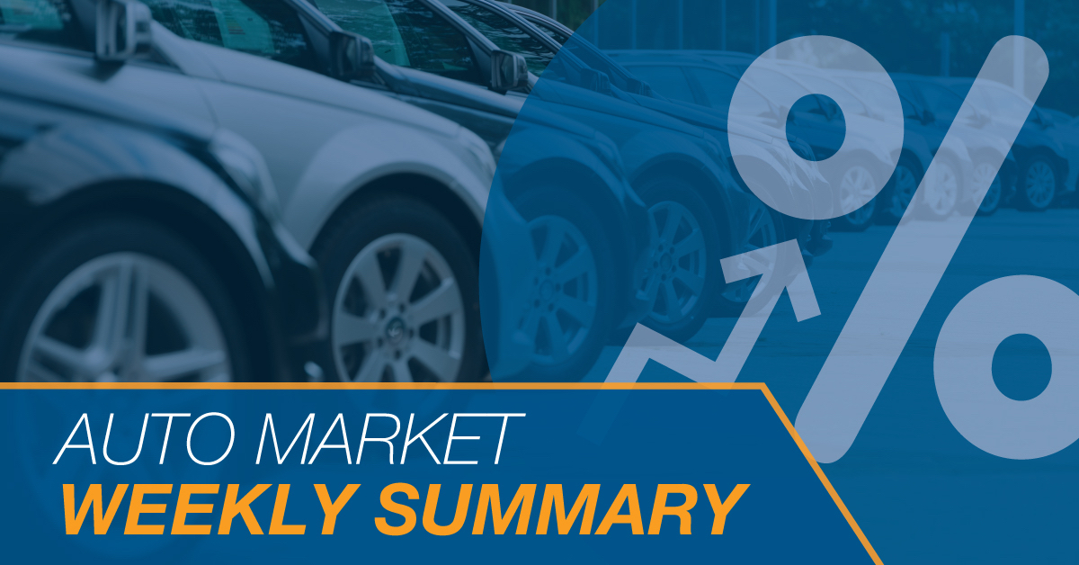 Auto Market Weekly Summary: December 19