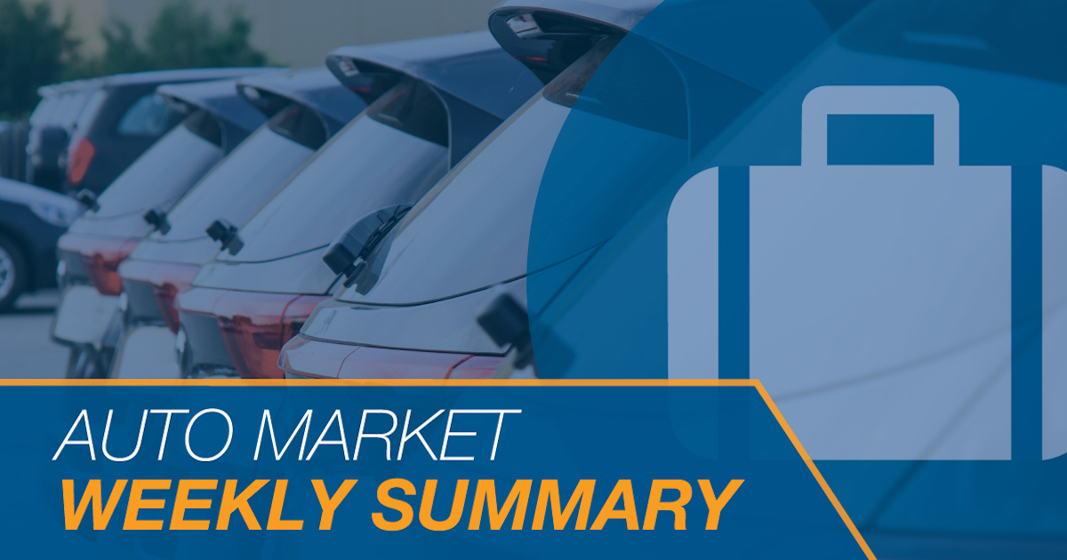 Auto Market Weekly Summary: March 13