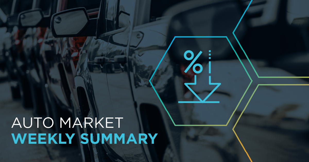 Auto Market Weekly Summary – Cox Automotive Inc.