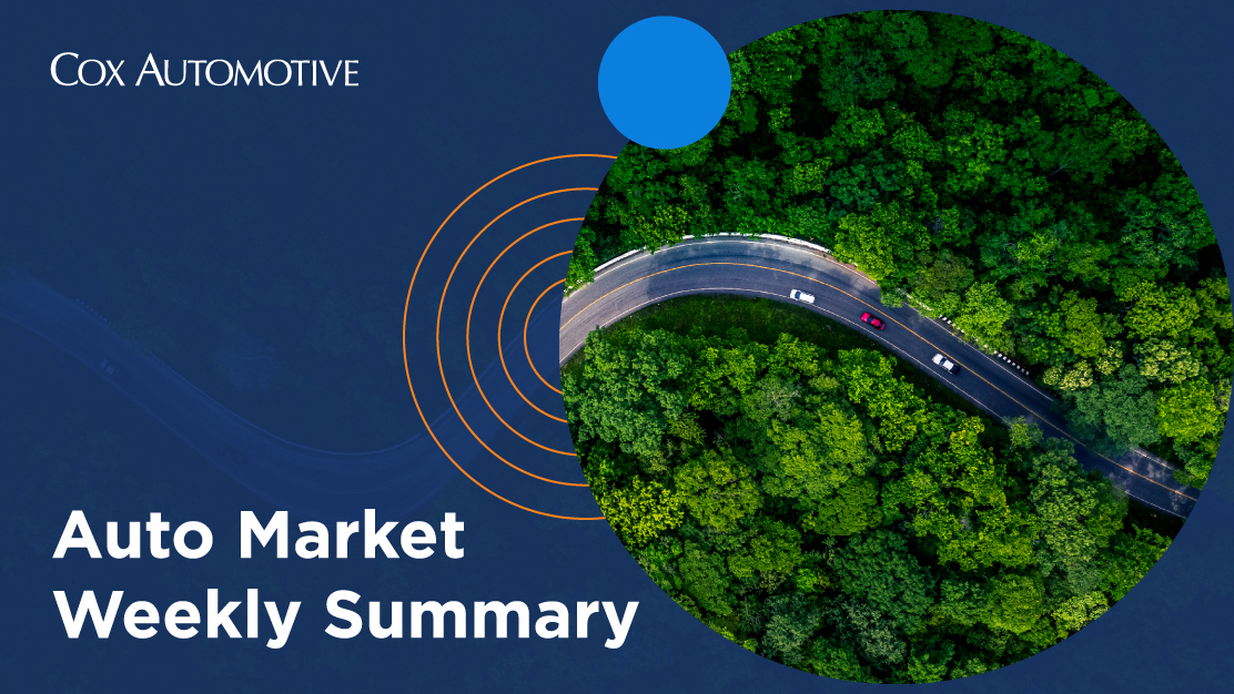 Auto Market Weekly Summary – Cox Automotive Inc.