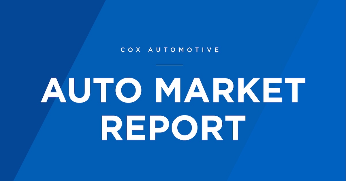 Cox Automotive Auto Market Report: October 28