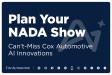 Plan your NADA show graphic